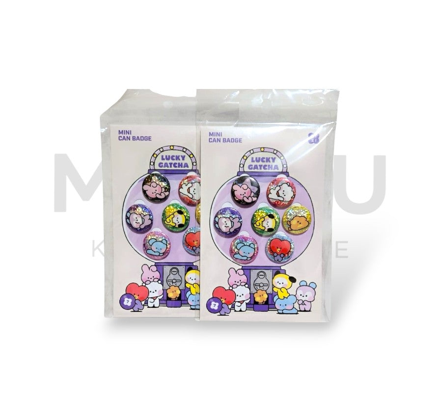 BT21 Mini Can Badge Lucky Gacha