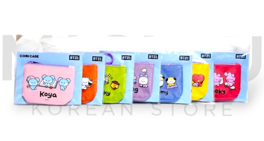 BT21 Retro Coin Case