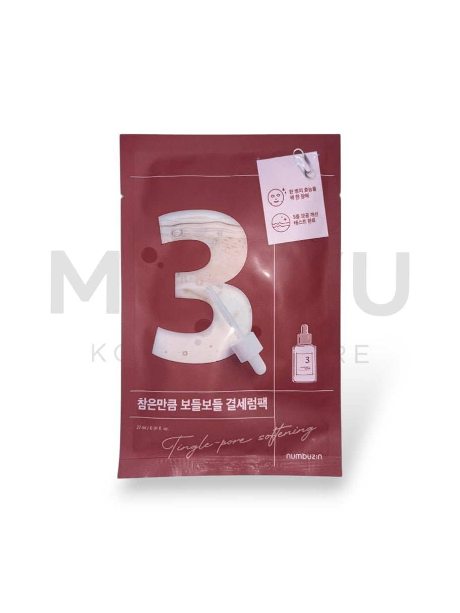 NUMBUZIN No.3 Tingle Pore Softening Mask