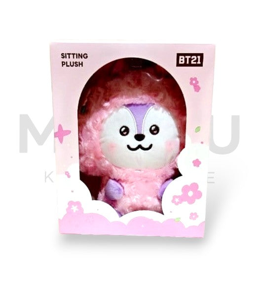 BT21 Sitting Plush Cherry Blossom