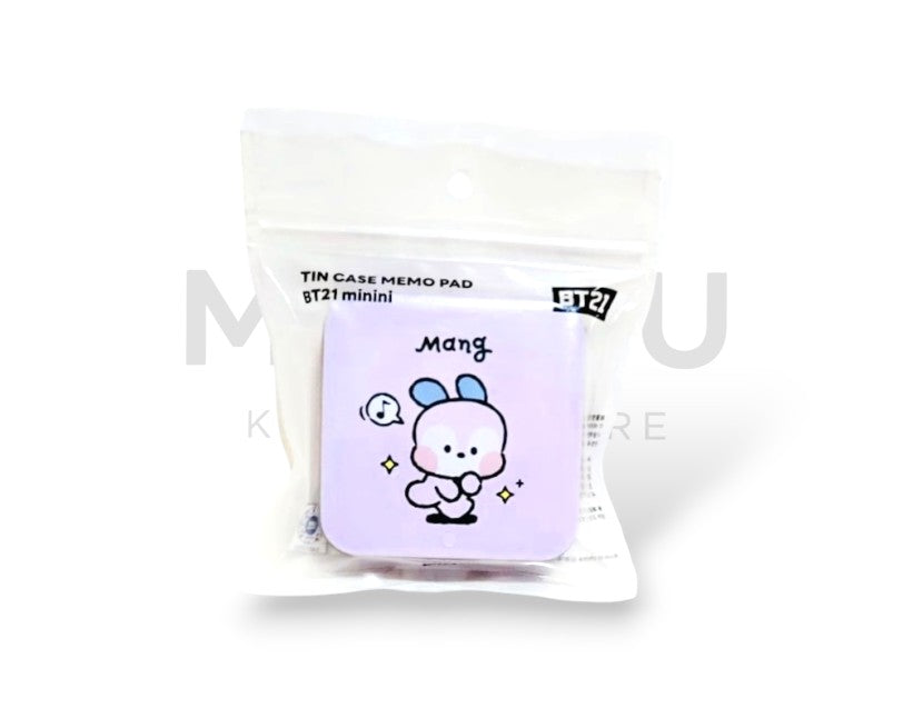 BT21 Tin Case Memo Pad