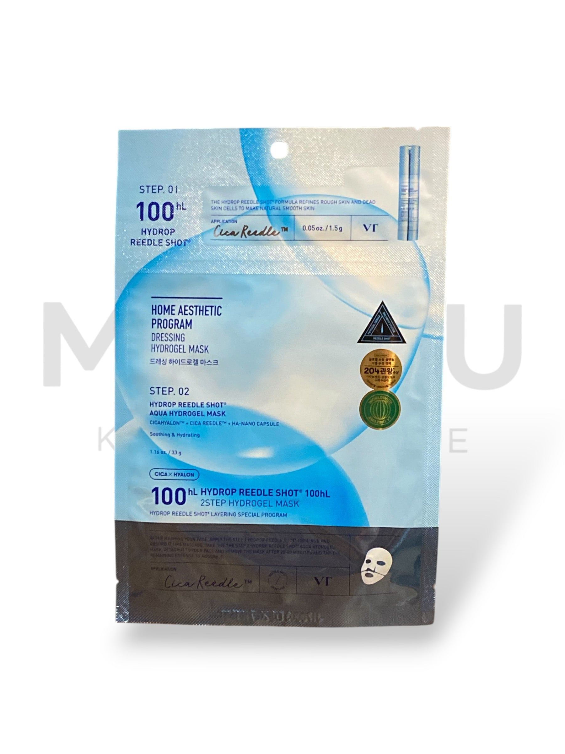 VTCOSMETICS Hydrop Reedle Shot 100 2 Step Hydrogel Mask