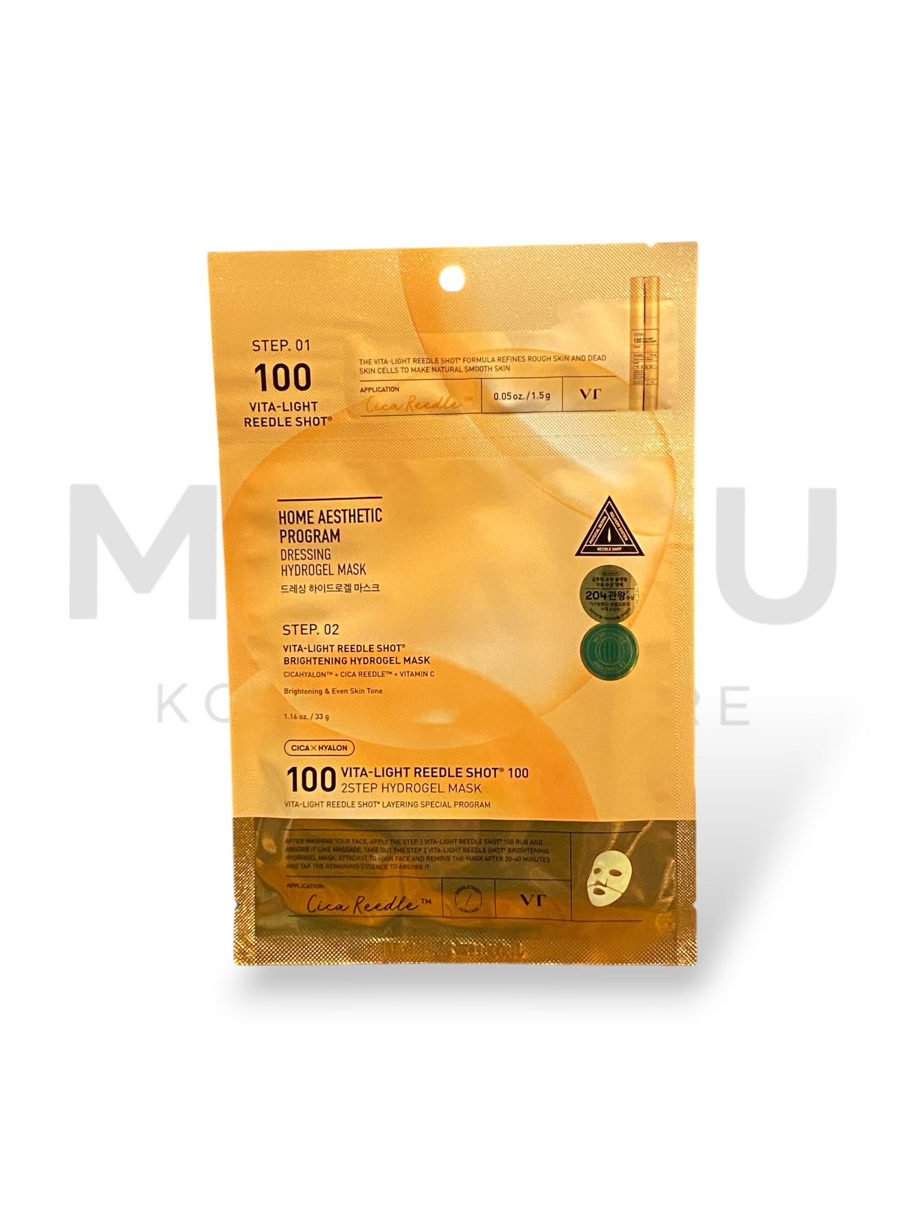 VTCOSMETICS Vita-Light Reedle Shot 100 2 Step Hydrogel Mask